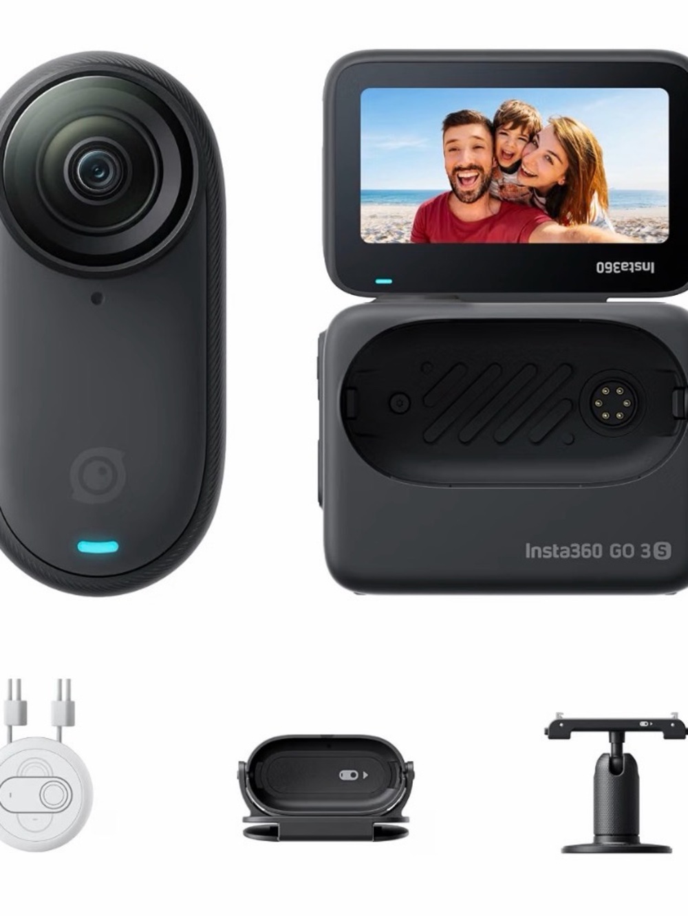 Insta360 GO 3S Compact Action Vlogging Camera - Black